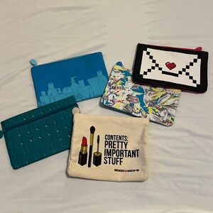 Ipsy Vibrant Cosmetic Pouch Collection
